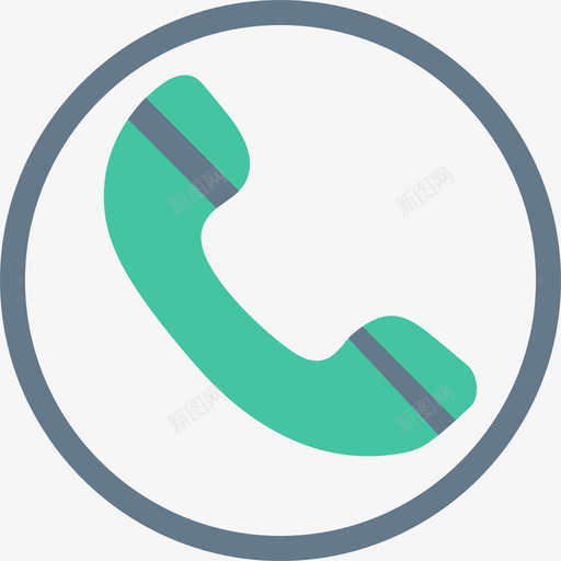 呼叫网络和通信扁平图标svg_新图网 https://ixintu.com 呼叫 扁平 网络和通信