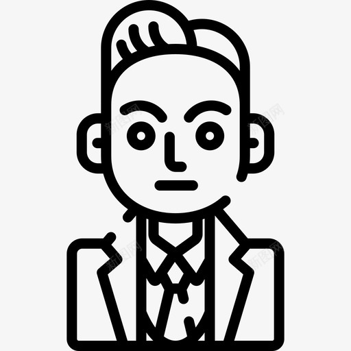 商人化身24直系图标svg_新图网 https://ixintu.com 化身24 商人 直系