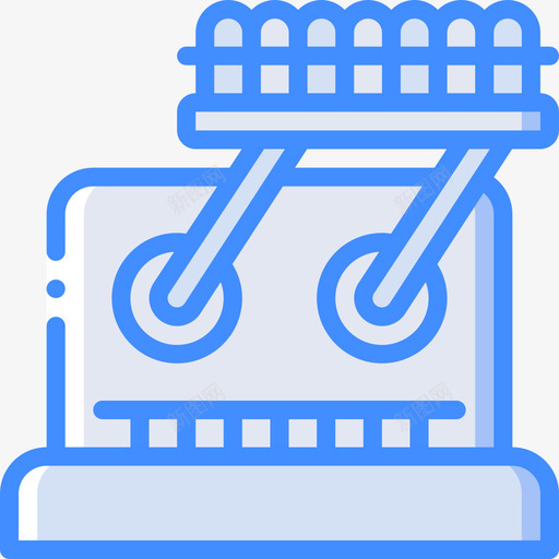 主题公园蓝色图标svg_新图网 https://ixintu.com 主题公园 蓝色