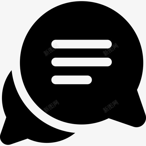 对话客户服务12已填充图标svg_新图网 https://ixintu.com 客户服务12 对话 已填充
