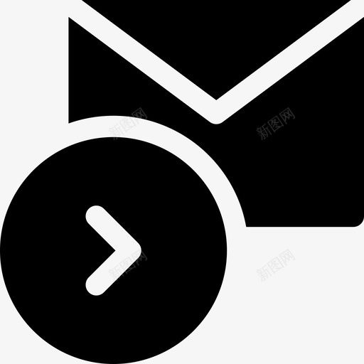 发送电子邮件15已填充图标svg_新图网 https://ixintu.com 发送 已填充 电子邮件15