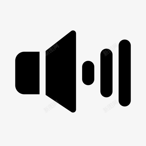 声音警报响亮图标svg_新图网 https://ixintu.com 响亮 声音 混合通信和ui包标志符号 警报 语音 音乐