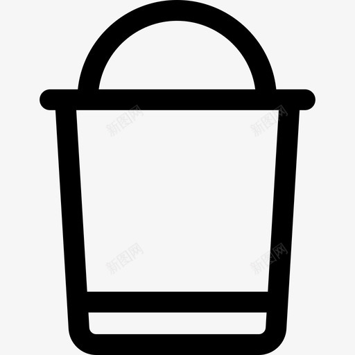 钓鱼桶6直线型图标svg_新图网 https://ixintu.com 6 直线型 钓鱼桶
