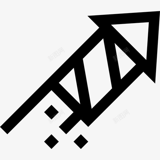 火箭队假期34直线型图标svg_新图网 https://ixintu.com 假期34 火箭队 直线型