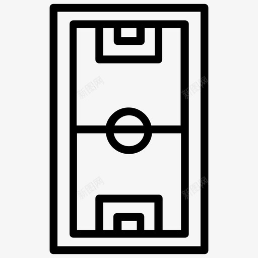 足球场足球区游戏区图标svg_新图网 https://ixintu.com 操场 游戏区 美式足球线图标 足球区 足球场