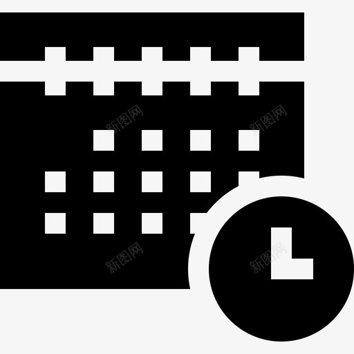 日历技术支持6已填充图标svg_新图网 https://ixintu.com 已填充 技术支持6 日历