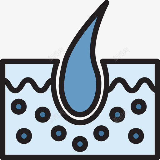 表皮保健5线颜色图标svg_新图网 https://ixintu.com 保健5 线颜色 表皮