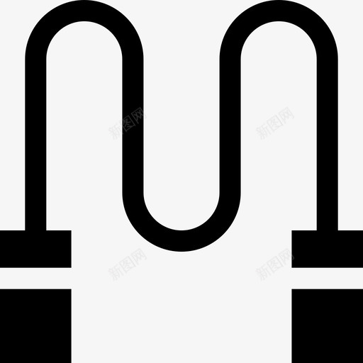 跳绳活跃生活方式2充满活力图标svg_新图网 https://ixintu.com 充满活力 活跃生活方式2 跳绳