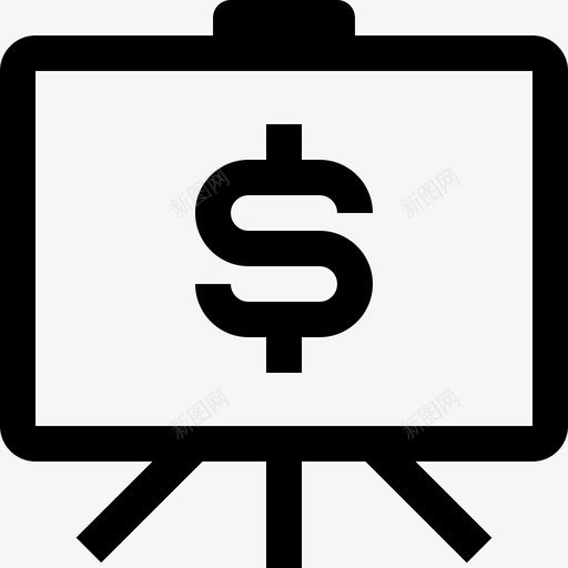 列报银行业务3线性图标svg_新图网 https://ixintu.com 列报 线性 银行业务3