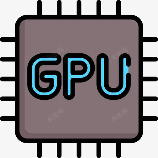 Cpu向量编辑工具8线性颜色图标svg_新图网 https://ixintu.com Cpu 向量编辑工具8 线性颜色