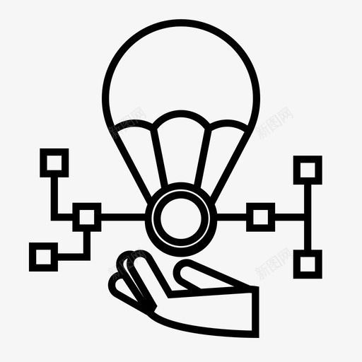加密货币空投区块链图标svg_新图网 https://ixintu.com ico 分销 加密货币 区块链 去中心化 手工 比特币 空投 采矿