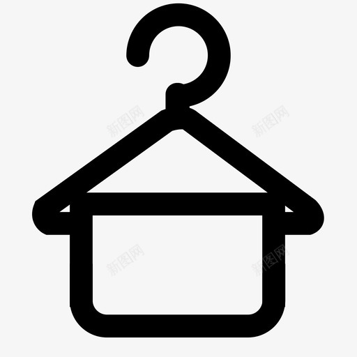 晾衣架svg_新图网 https://ixintu.com 晾衣架