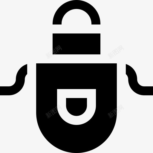 围裙diy工艺品2填充图标svg_新图网 https://ixintu.com diy工艺品2 围裙 填充