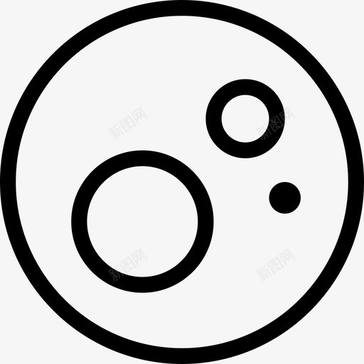 冥王星空间78直线图标svg_新图网 https://ixintu.com 冥王星 直线 空间78