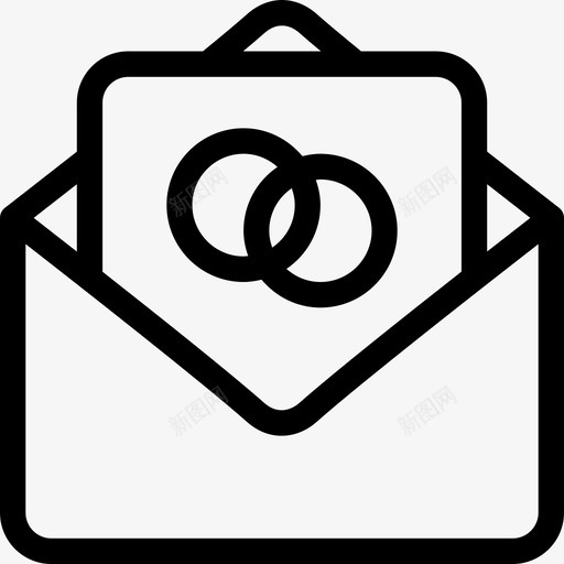 婚礼请柬婚礼68直系图标svg_新图网 https://ixintu.com 婚礼68 婚礼请柬 直系