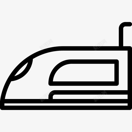 熨斗家用电器6直列图标svg_新图网 https://ixintu.com 家用电器6 熨斗 直列