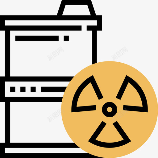 危险生化6黄影图标svg_新图网 https://ixintu.com 危险 生化6 黄影