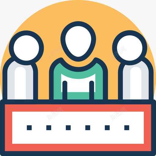 会议项目管理7线颜色图标svg_新图网 https://ixintu.com 会议 线颜色 项目管理7