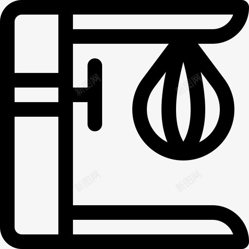 冲孔袋游乐园20直线型图标svg_新图网 https://ixintu.com 冲孔袋 游乐园20 直线型