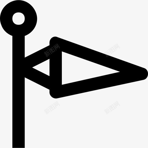 风象天气116线性图标svg_新图网 https://ixintu.com 天气116 线性 风象