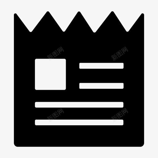 报纸文章符号图标集1svg_新图网 https://ixintu.com 报纸 文章 符号图标集1