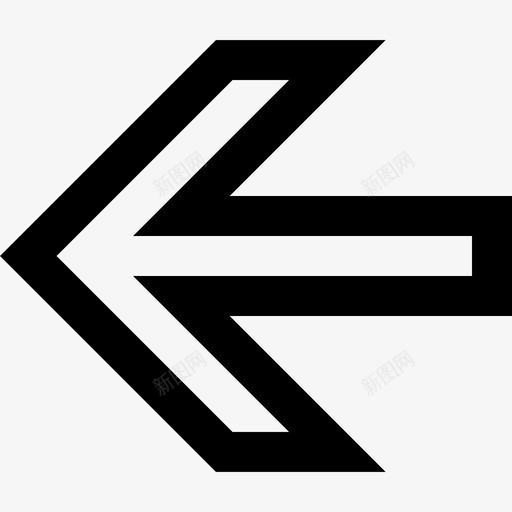 左箭头76号酒店轮廓图标svg_新图网 https://ixintu.com 76号酒店 左箭头 轮廓