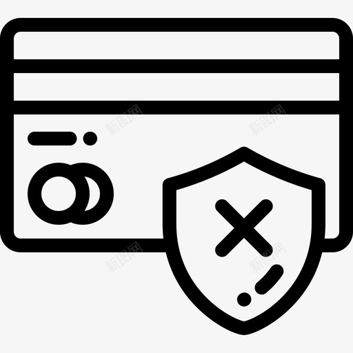 信用卡网络犯罪4直系图标svg_新图网 https://ixintu.com 信用卡 直系 网络犯罪4