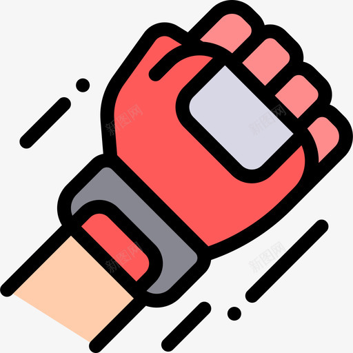 拳武11线彩图标svg_新图网 https://ixintu.com 拳 武11 线彩