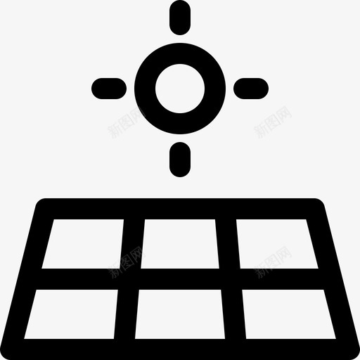 太阳能物联网15线性图标svg_新图网 https://ixintu.com 太阳能 物联网15 线性