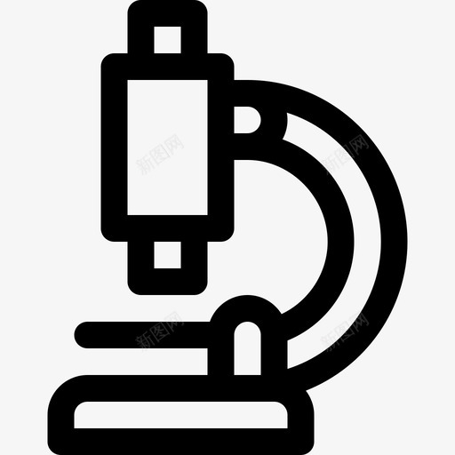 显微镜犯罪调查10线性图标svg_新图网 https://ixintu.com 显微镜 犯罪调查10 线性