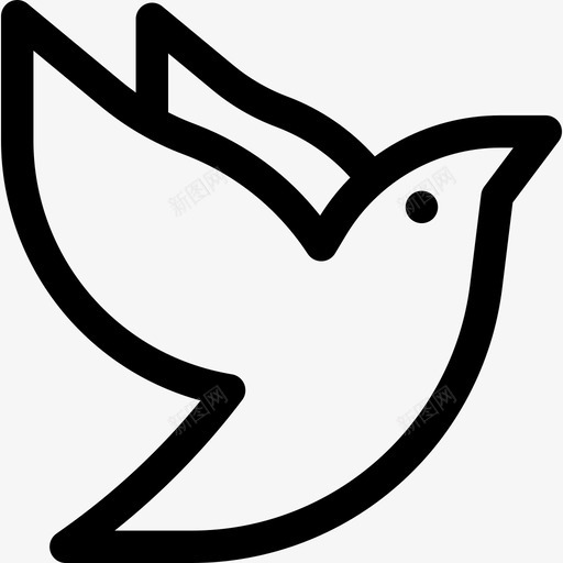 鸽子38号婚礼直系图标svg_新图网 https://ixintu.com 38号婚礼 直系 鸽子