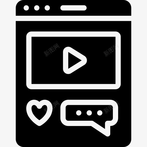 反馈社会营销4填充图标svg_新图网 https://ixintu.com 反馈 填充 社会营销4