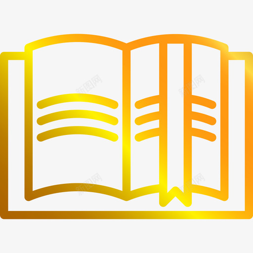 图书图书馆3线性梯度图标svg_新图网 https://ixintu.com 图书 图书馆3 线性梯度