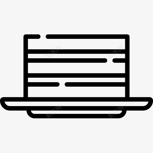 蛋糕面包店52直系图标svg_新图网 https://ixintu.com 直系 蛋糕 面包店52