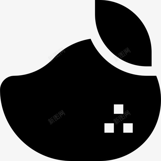 芒果热带2填充图标svg_新图网 https://ixintu.com 填充 热带2 芒果
