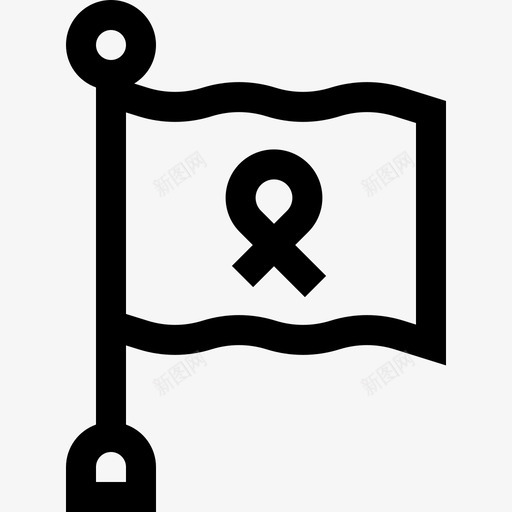 丝带慈善38直系图标svg_新图网 https://ixintu.com 丝带 慈善38 直系