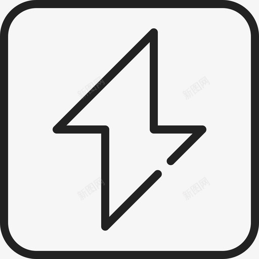 闪光灯摄影22线性图标svg_新图网 https://ixintu.com 摄影22 线性 闪光灯