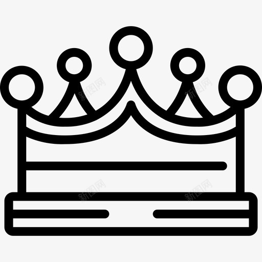 皇冠珠宝8直纹图标svg_新图网 https://ixintu.com 珠宝8 皇冠 直纹