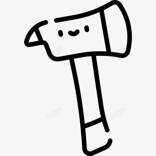 Axe紧急服务7直线型图标svg_新图网 https://ixintu.com Axe 直线型 紧急服务7