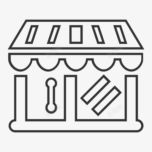 临街门店svg_新图网 https://ixintu.com 临街门店