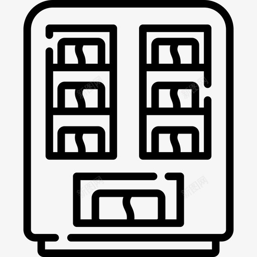 自动售货机自动售货机3直线式图标svg_新图网 https://ixintu.com 直线式 自动售货机 自动售货机3