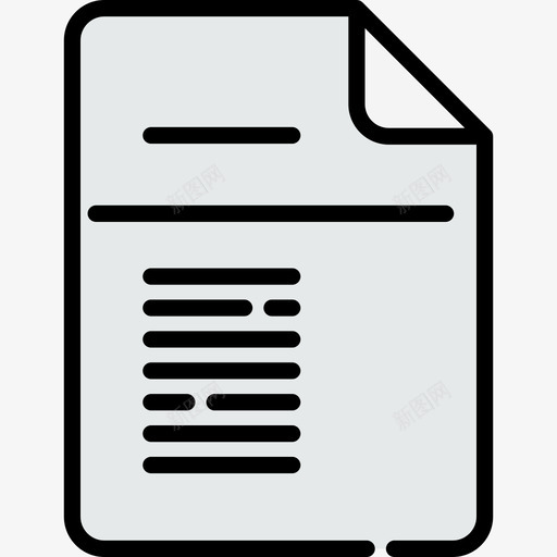 页码社论2线条颜色图标svg_新图网 https://ixintu.com 社论2 线条颜色 页码