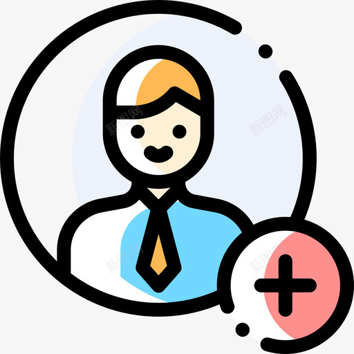 添加用户人际关系4颜色省略图标svg_新图网 https://ixintu.com 人际关系4 添加用户 颜色省略