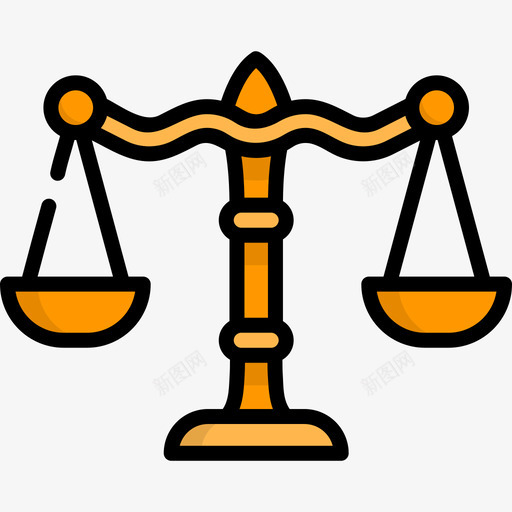 古希腊线性色彩平衡图标svg_新图网 https://ixintu.com 古希腊线性色彩平衡