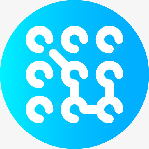 键盘互联网安全39圆形图标svg_新图网 https://ixintu.com 互联网安全39 圆形 键盘