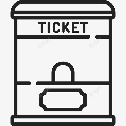 车票公共交通4直达图标svg_新图网 https://ixintu.com 公共交通4 直达 车票