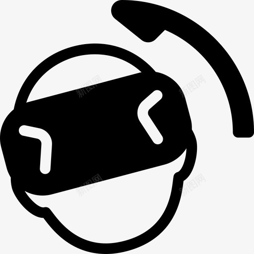 Ar眼镜虚拟现实20填充图标svg_新图网 https://ixintu.com Ar眼镜 填充 虚拟现实20
