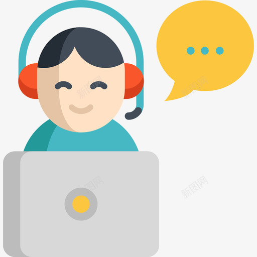 支持web维护5扁平图标svg_新图网 https://ixintu.com web维护5 扁平 支持