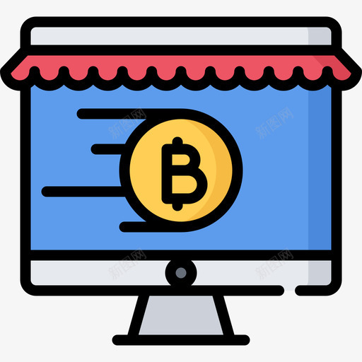加密货币电子商务58线性颜色图标svg_新图网 https://ixintu.com 加密货币 电子商务58 线性颜色