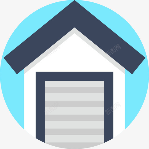 车库房地产90公寓图标svg_新图网 https://ixintu.com 公寓 房地产90 车库